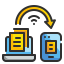 Data transfer icon 64x64