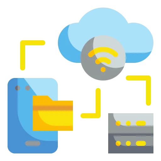 Cloud storage icon