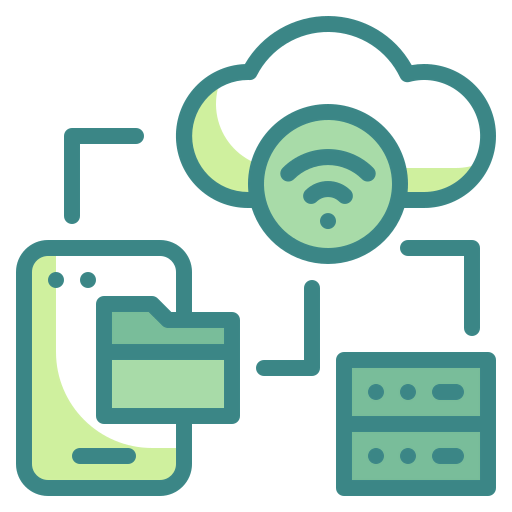 Cloud storage icon