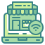 Shopping online icon 64x64