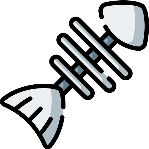 Fish bone icon
