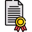 Сертификат иконка 64x64