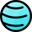 Fitness ball icon 64x64