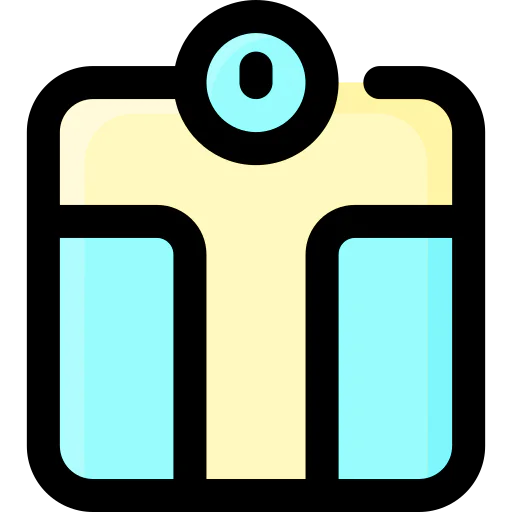 Weight scale icon