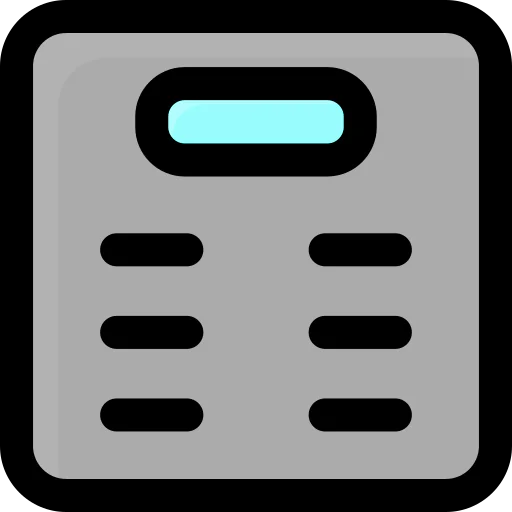 Weight scale icon