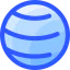 Fitness ball icon 64x64