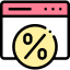 Percentage icon 64x64