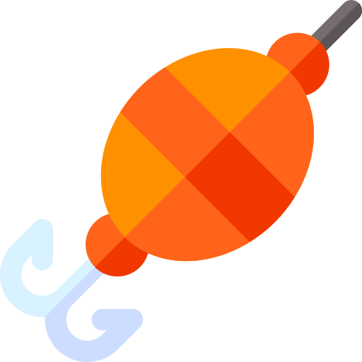 Fishing baits icon