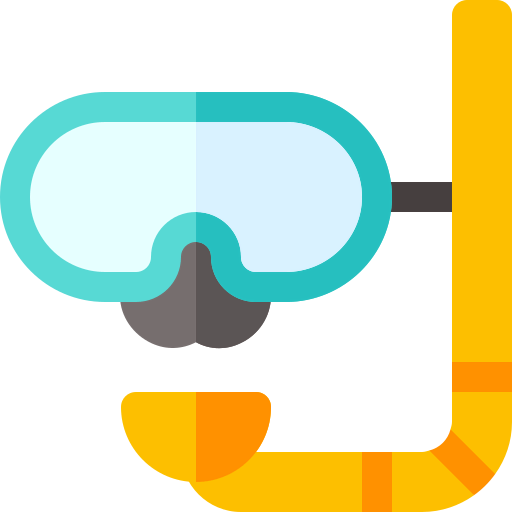 Diving mask icon