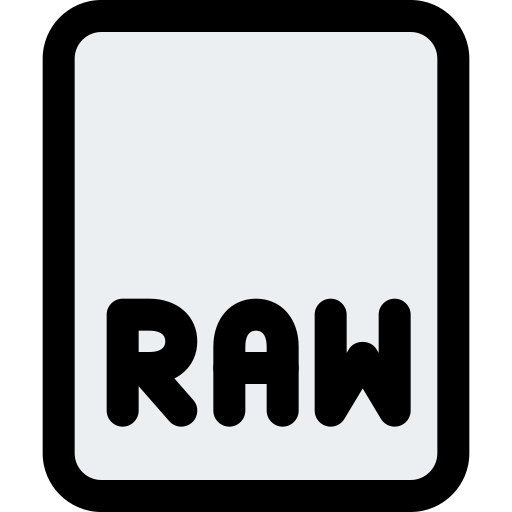 Raw format icon