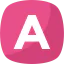 Letter a icon 64x64