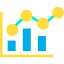 Bar chart icon 64x64