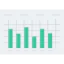 Bar chart icon 64x64