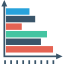 Bar chart icon 64x64