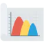 Line chart icon 64x64