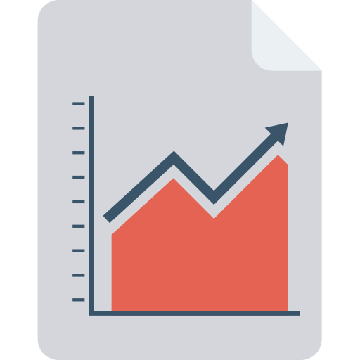 Line chart icon