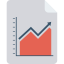 Line chart icon 64x64