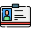 Id card icon 64x64