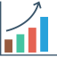 Growth chart icon 64x64