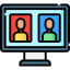 Online interview icon 64x64
