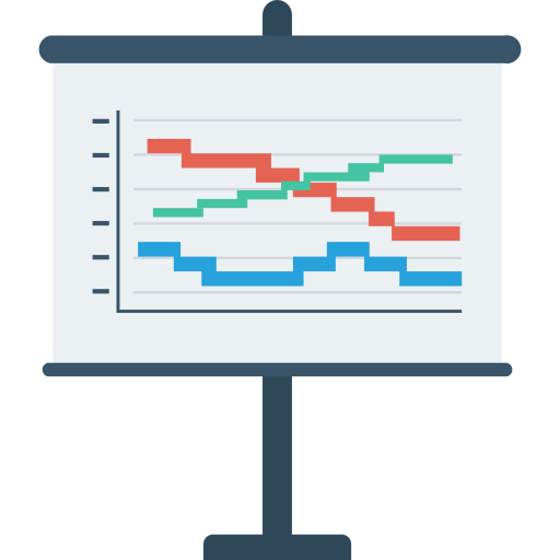 Line chart icon
