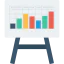 Bar chart icon 64x64