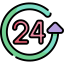 24 часа иконка 64x64