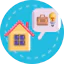 Работа из дома иконка 64x64