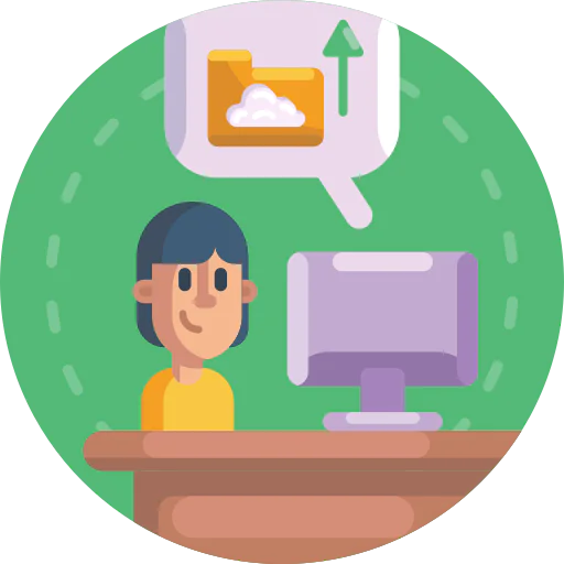 Desktop computer icon