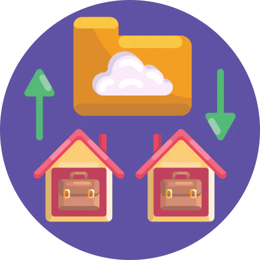 Data transfer icon