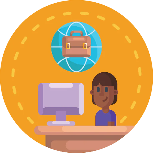 Desktop computer icon