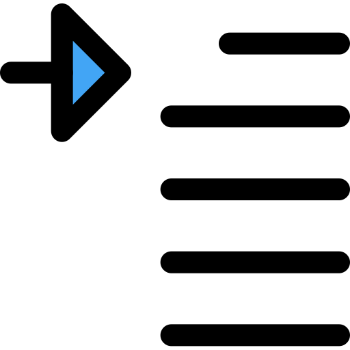Indent icon