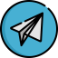 Telegram іконка 64x64