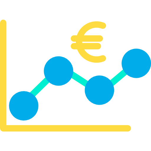 Line chart icon
