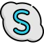 Skype Symbol 64x64