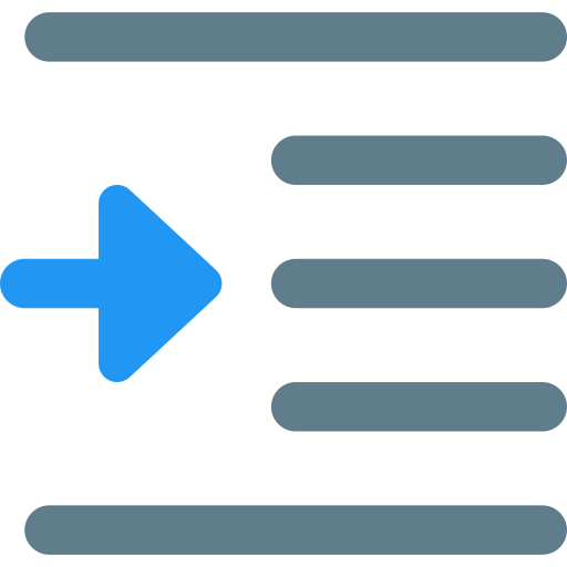 Indent icon