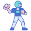American football player icon 64x64