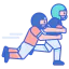 American football player icon 64x64