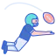 American football player icon 64x64