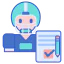 American football player icon 64x64