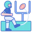 American football player icon 64x64