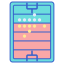 American football field icon 64x64