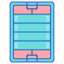 American football field icon 64x64