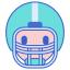 Football helmet icon 64x64
