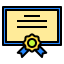 Certificate icon 64x64