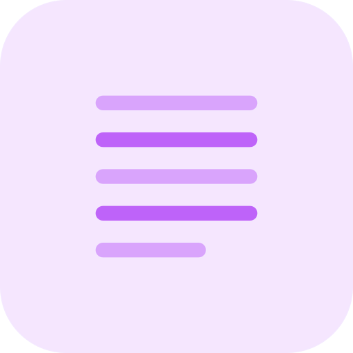 Justify icon