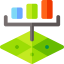 Bar chart icon 64x64