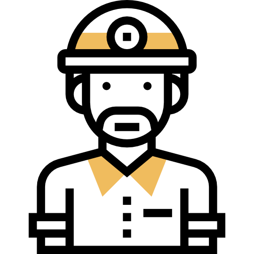 Construction worker icon