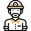 Construction worker icon 64x64