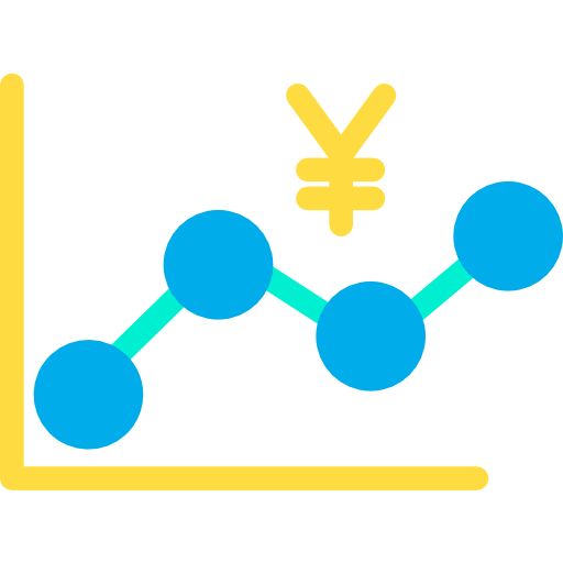 Line chart icon